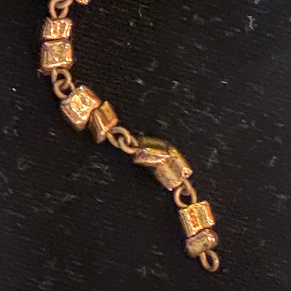 Stunning Coppola E Toppo 1950 Venetian Beaded Collar Necklace  Gold And Green - Picture 6 of 7